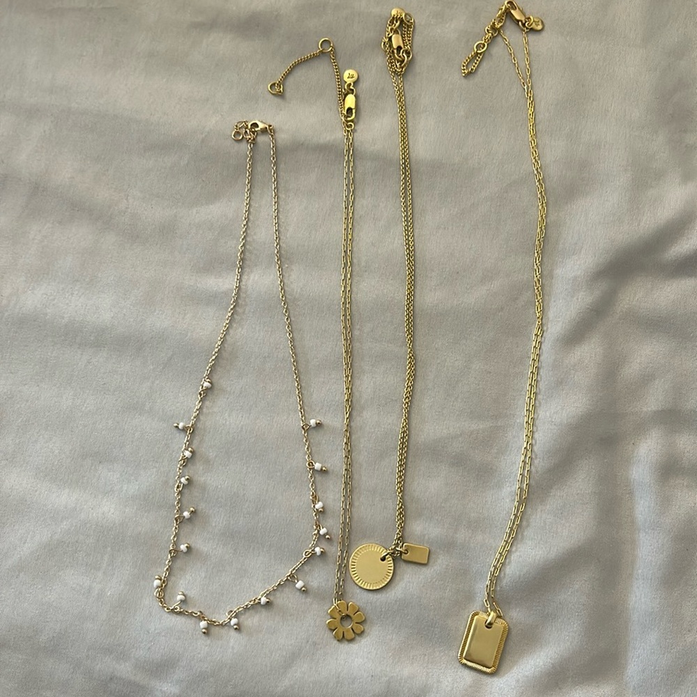 Madewell & Brandy Melville necklaces